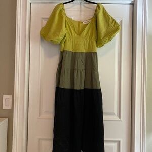 Wishing Waves tricolor dress